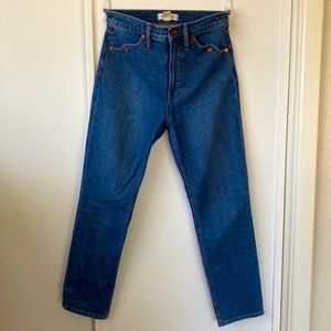 Madewell Perfect Vintage Jean size 27 with Western Pocket button close
